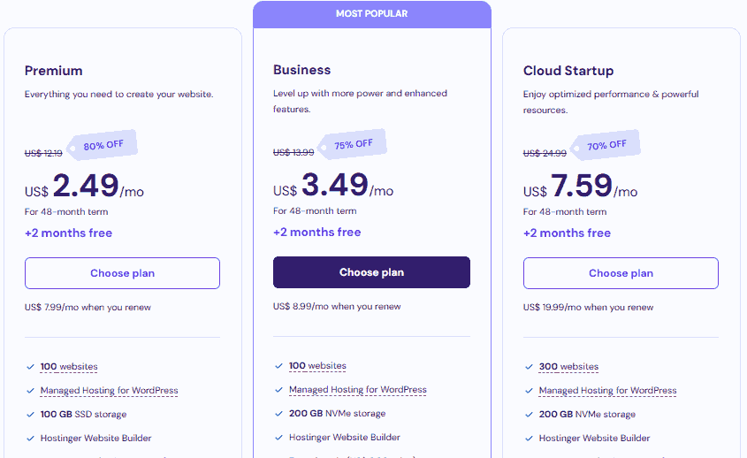 hostinger-hosting-plan