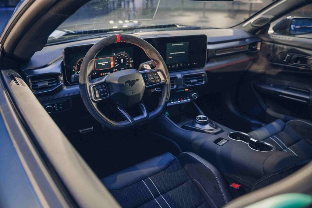 ford mustang dark horse sc interior cabin USA