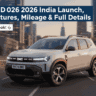 New Renault Duster 2026 engine and performance details
