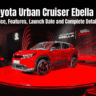 toyota urban cruiser ebella ev