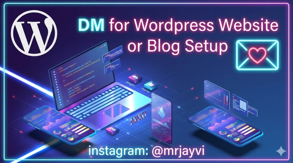 make thumnail for DM for WordPress Website or Blog 